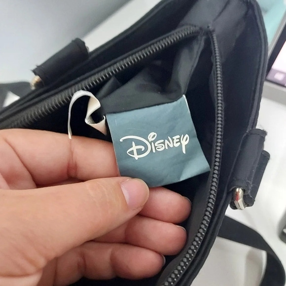 Disney Lady and The Tramp Black Nylon Shoulder Bag/Purse - Picture 14 of 15